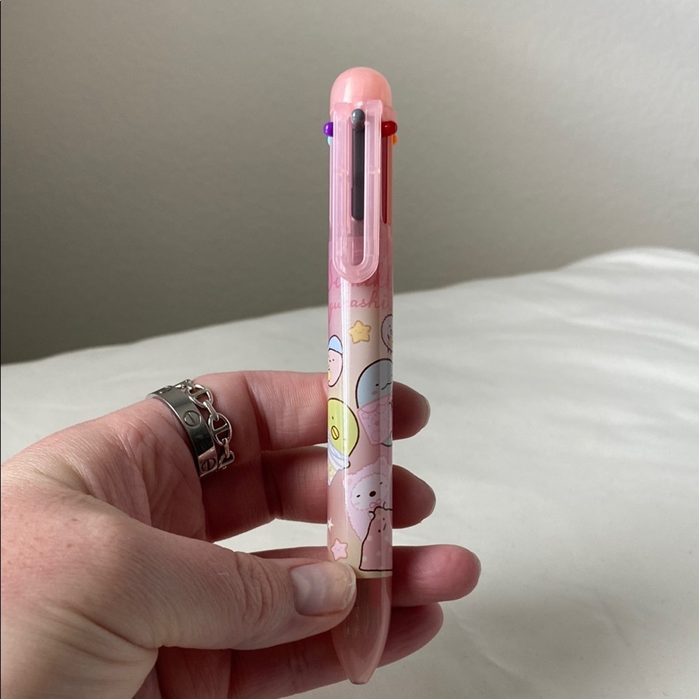 Sumikko Gurashi Pink Multi-Color Pen